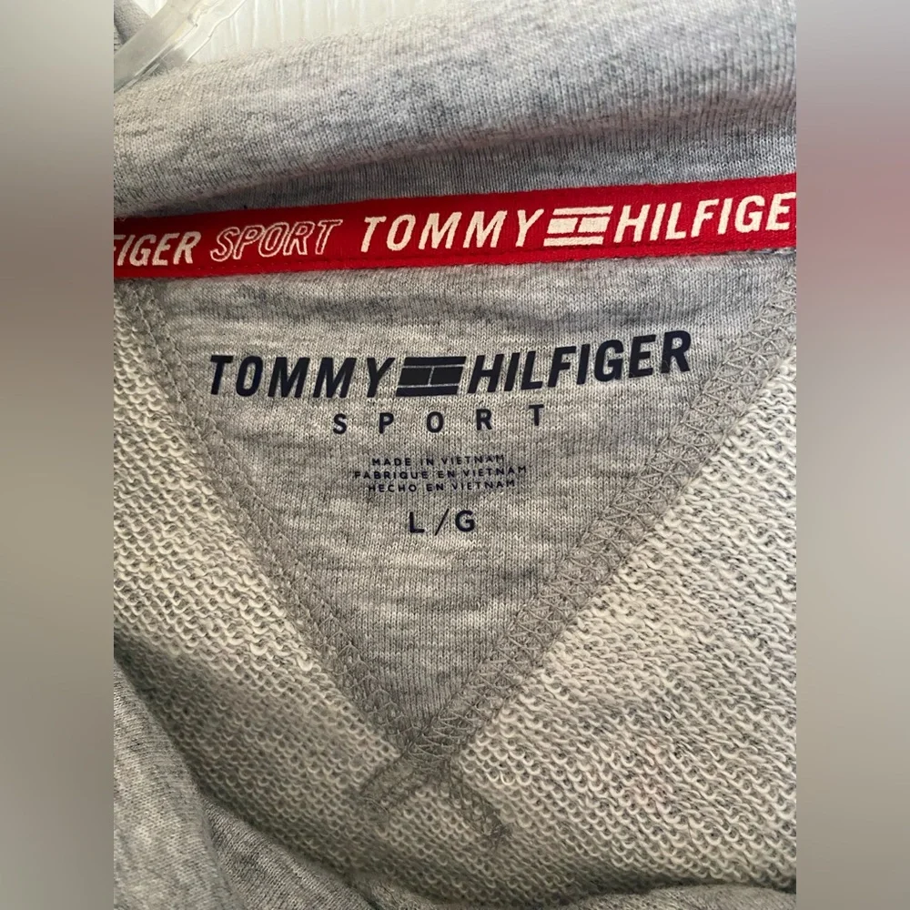 Women’s TOMMY HILFIGER SPORT Hoodie - Gray - Picture 4 of 7